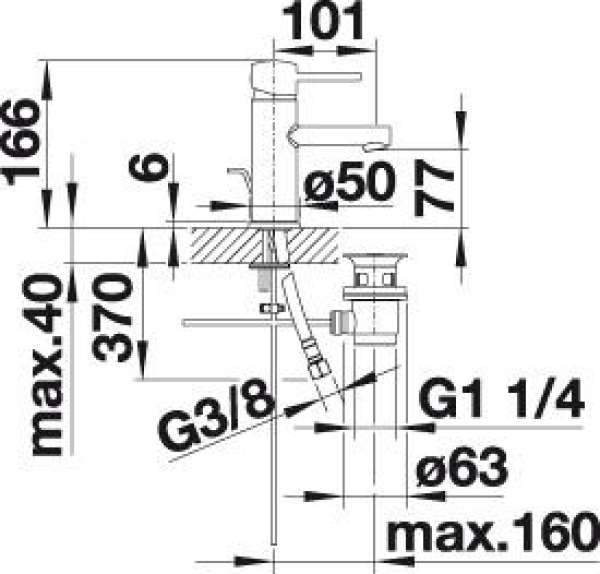BLANCO 521435 NIMA WT Galvanisch Chrom Hochdruck